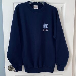 UNC Tar Heels Navy Blue Crewneck Sweater
